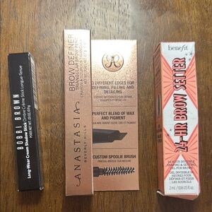 NIB Bobbi Brown, Anastasia, and Benefit Brow Products